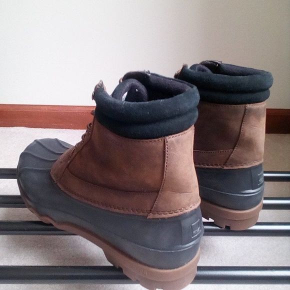 SPERRY Men's 19274 Brewster Waterproof Leather Duck Boots - BRAND NEW - Picture 3 of 7